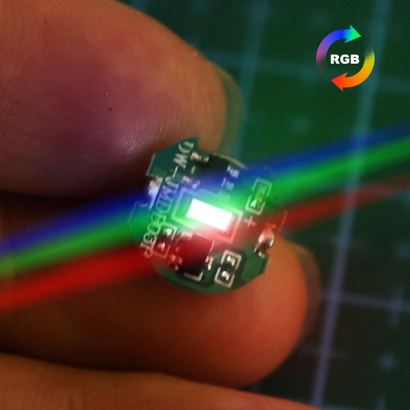 Magnetically Operated Flashing RGB 3 volt LED